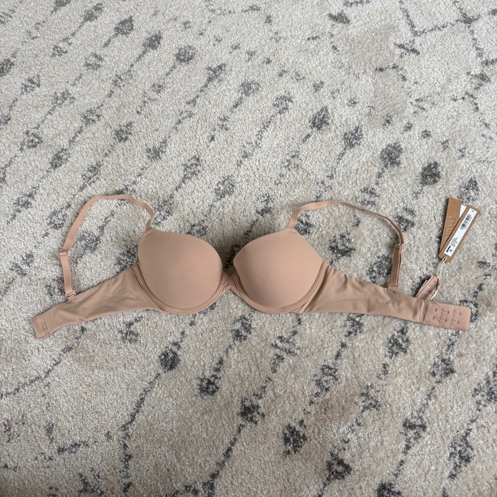 Skims Fits Everybody Push Up Demi Bra Clay 32B BA-DEM-9222